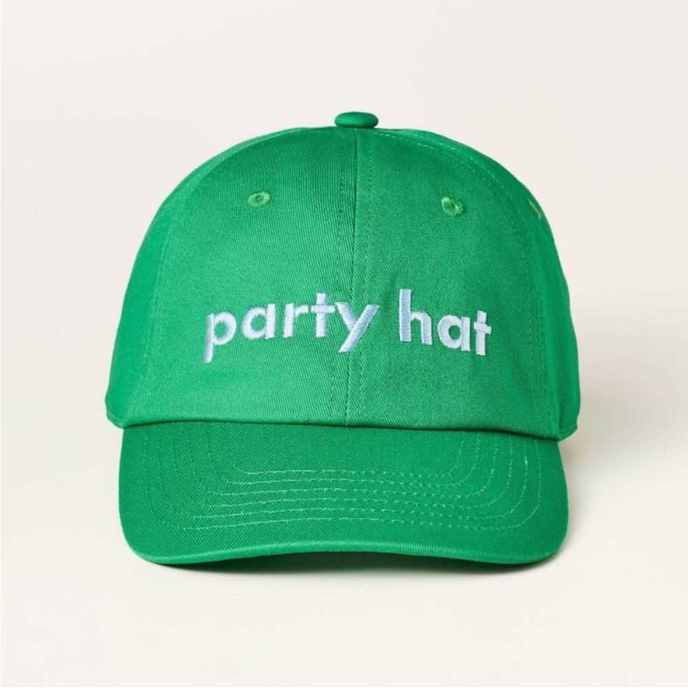 NEW kate spade new york x Target Green Women's Party Baseball Hat NWT